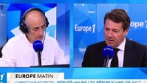 Christian Estrosi n'apprécie pas les blagues de Canteloup sur Morano et les inondations