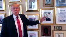 WATCH: Donald Trump gives us a tour of his office