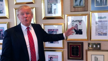 WATCH: Donald Trump gives us a tour of his office