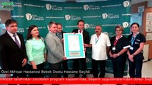 Özel Akhisar Hastanesi’ne Bebek Dostu Hastane Ödülü