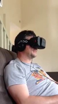 Guy freaks out playing terror VR game Insidious.. So Funny to See!