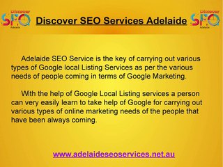 Google local marketing adelaide