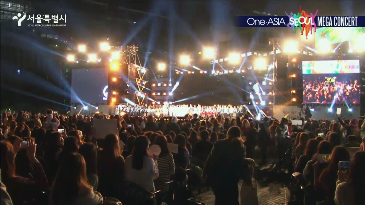 151006 더쇼 원아시아서울메가콘서트 생중계 엔딩 - 빅스(VIXX) 홍빈, 이홍빈 MC by핑커벨