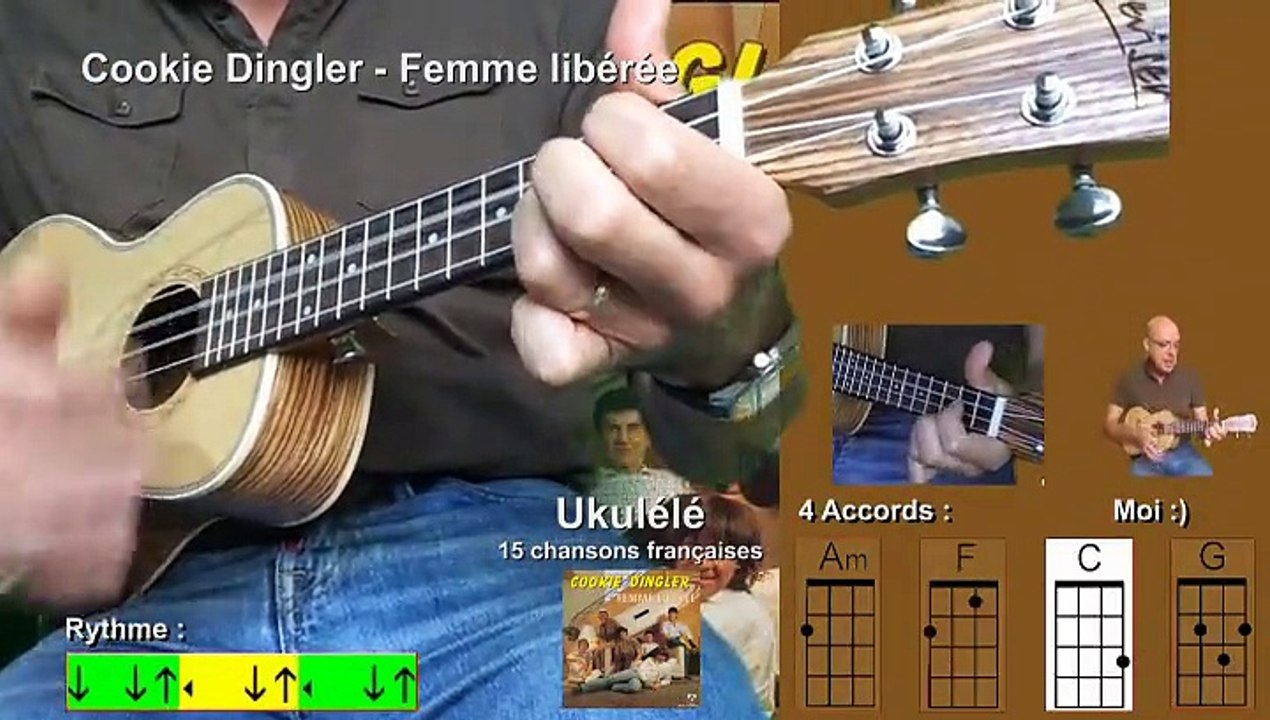 15 chansons françaises - Am F C G [Tuto Ukulélé] by Terafab