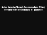 Online Shopping Through Consumers Eyes: A Study of Online Users' Responses to 107 Questions