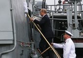 Russian Warships Launch Cruise Missiles Against Islamic State in Syria