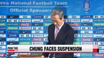 FIFA presidential candidate Chung Mong-joon faces 19-yr suspension