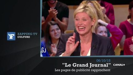 Zapping TV : que se passe-t-il sur le plateau du "Grand Journal" pendant les pubs ?