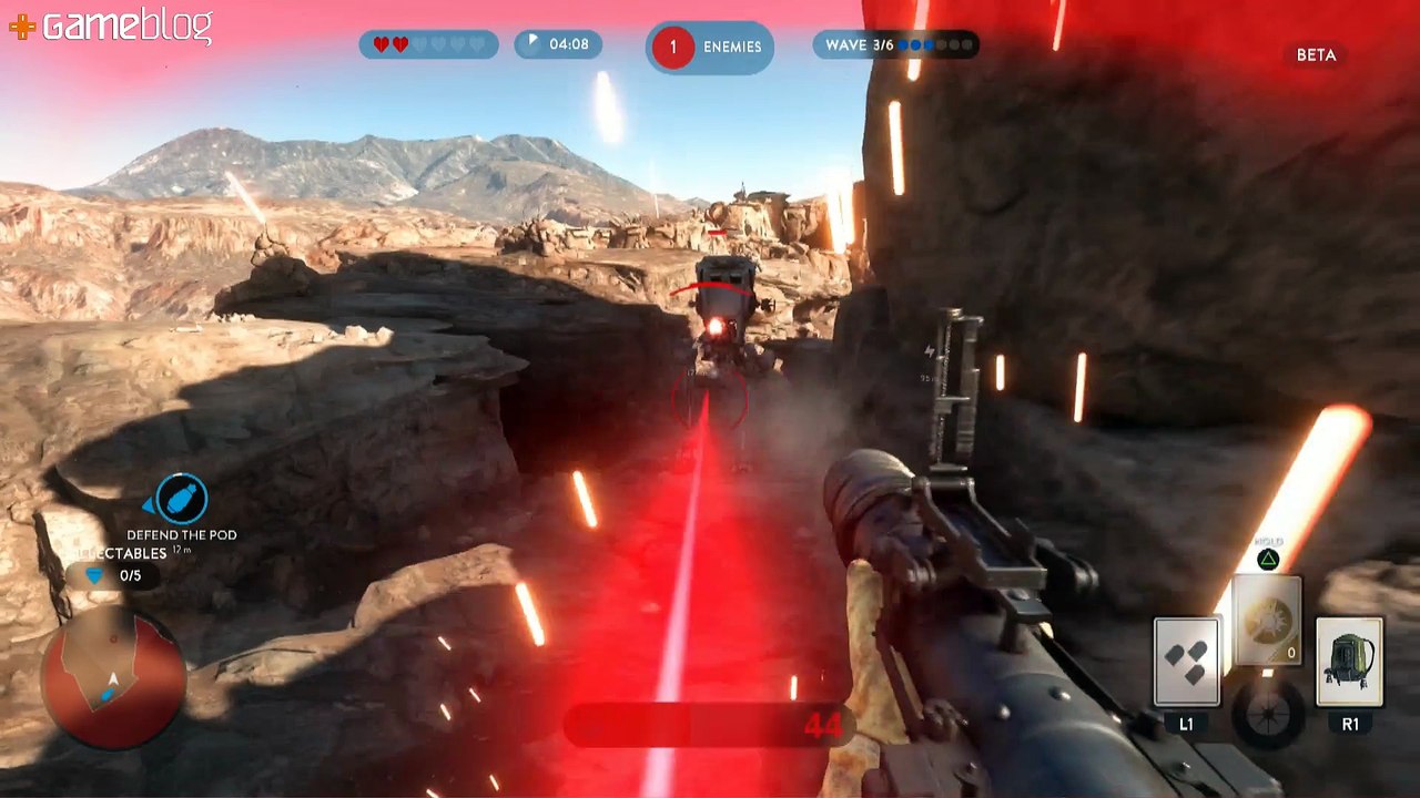 Star Wars Battlefront : Survie sur Tatooine sur PS4 1080p