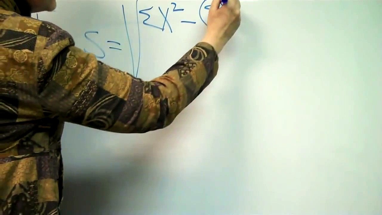 How to Calculate the Standard Deviation by Hand