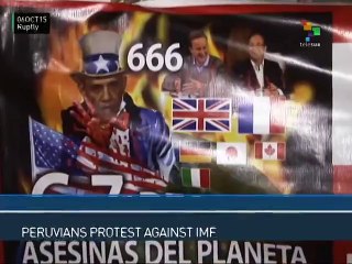 Peru: Protests Planned Against IMF, WB Meeting