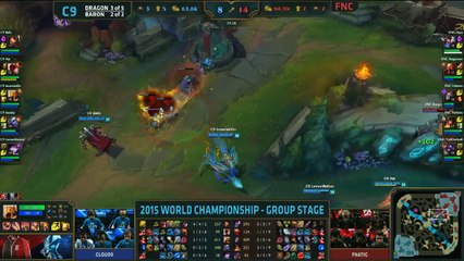 PENTAKILL Cloud 9 vs Fnatic Day 4 S5 LoL World Championship 2015