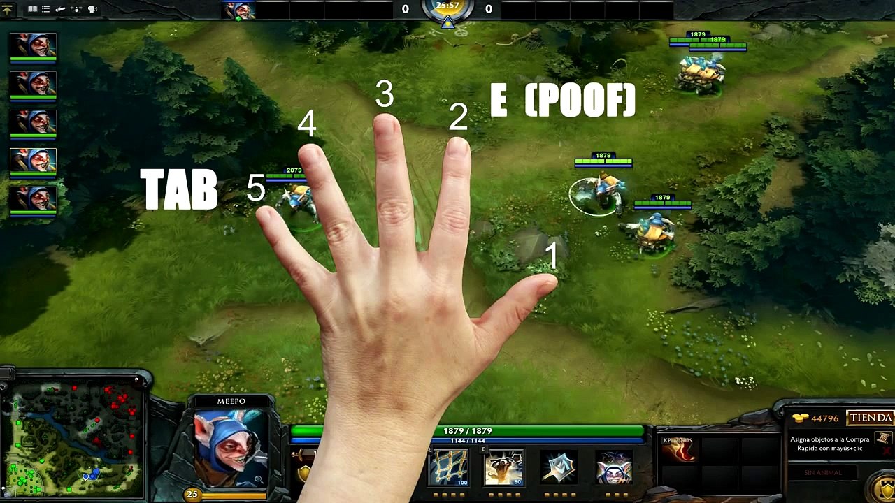 Meepo Blink Poof  Tutorial Dota 2.flv