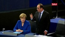 François Hollande répond à Marine Le Pen au Parlement européen