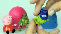 Minions Play doh Kinder Surprise eggs Peppa pig Mike Wazowski Disney Toys Super Mario