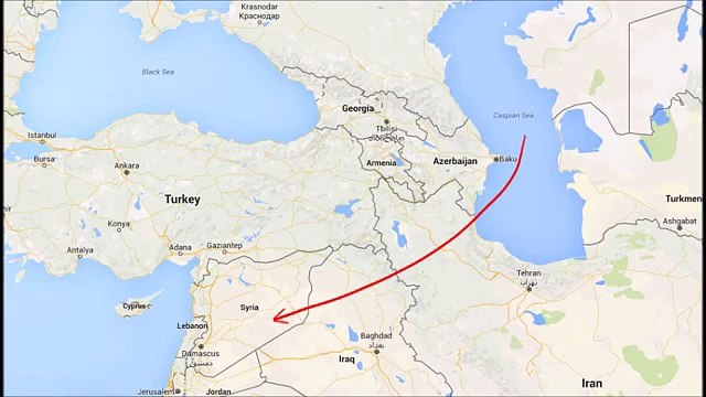 Russian missiles 'hit IS in Syria from Caspian'