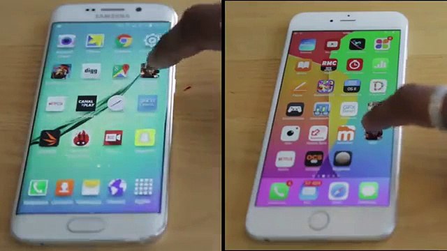 Samsung Galaxy S6 Edge vs iPhone 6 Plus - speed test