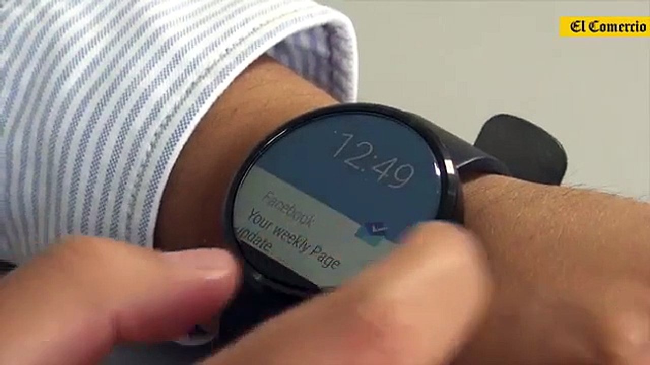 Asi funciona el nuevo Smartwatch Android  moto 360