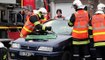 Les pompiers en démo de désincarcération à Avesnes-sur-Helpe