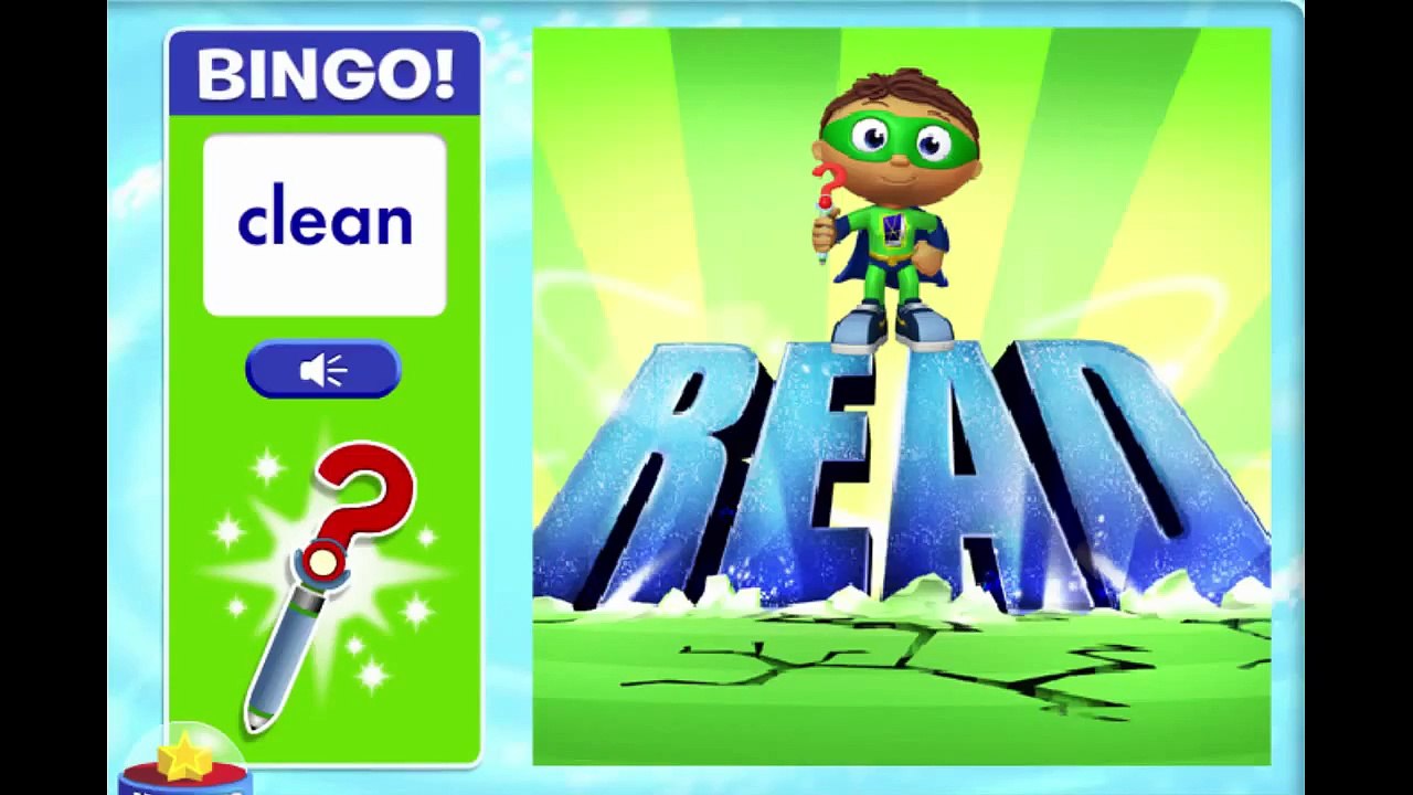Super Why Reading Power Bingo Cartoon Animation PBS Kids Game Play Walkthrough