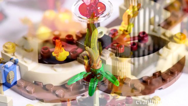 FLYING PHOENIX FIRE TEMPLE LEGO Legends of Chima Set 70146 Time lapse Build, Unboxing & Re