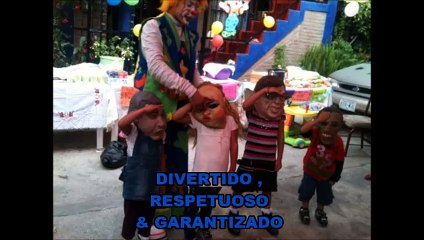 PAYASOS ECONOMICOS PARA FIESTAS DF SHOW $600 TEL: 8636-1773