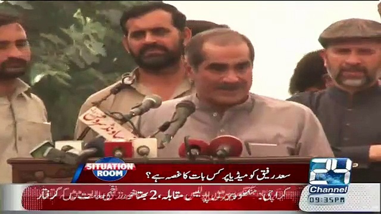 خواجہ سعدرفیق اینکرزکو گالیاں دینے پر اتر آئے