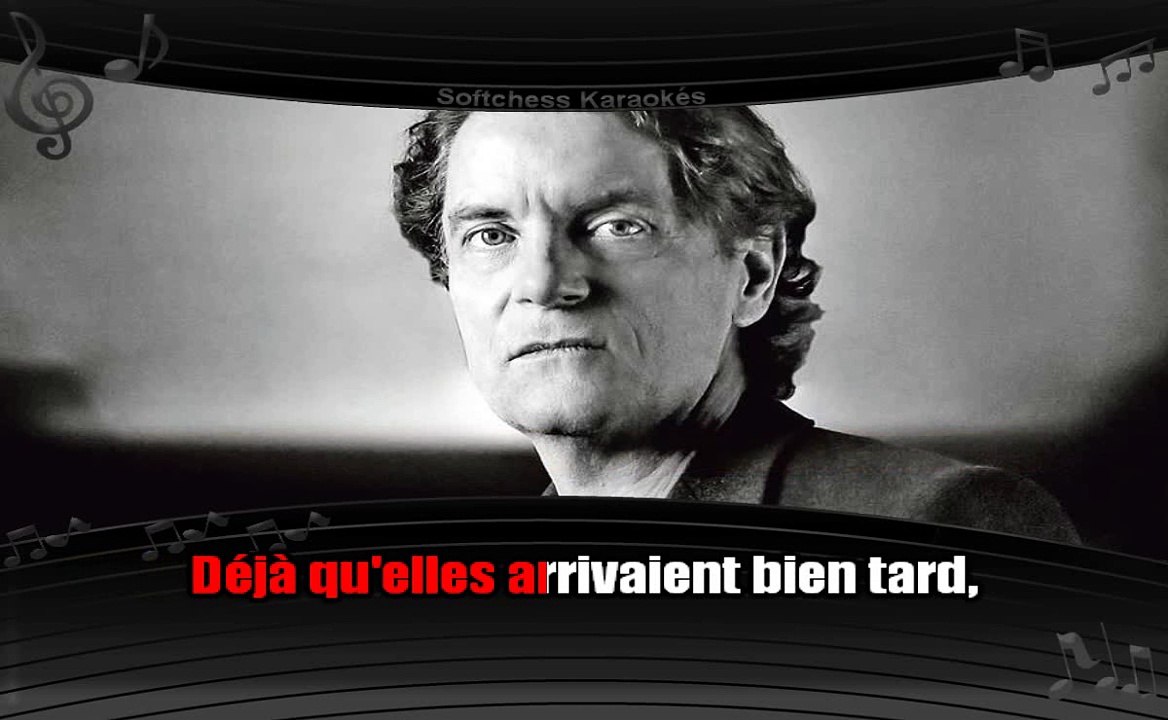 Karaoké Francis Cabrel - Je te vois venir (Tu pars)