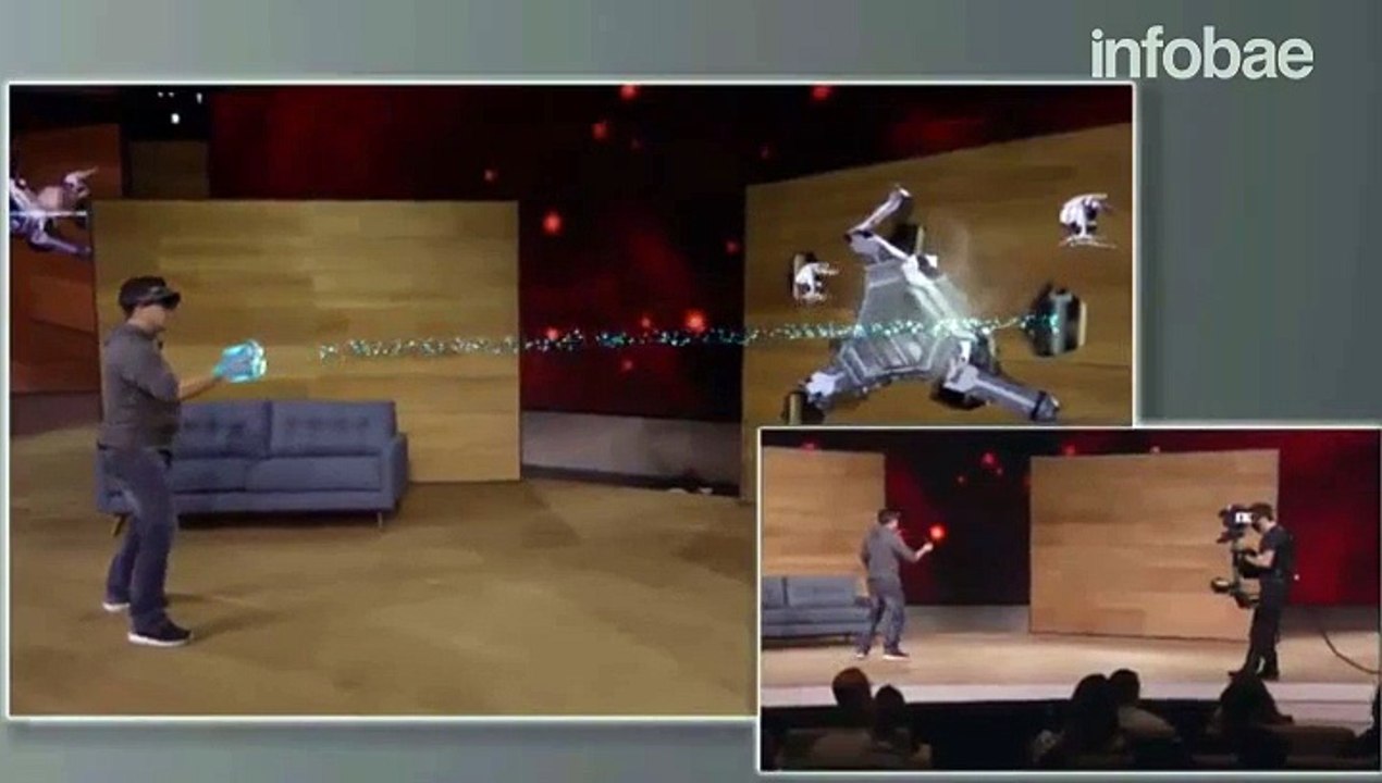 Hololens mezcla el mundo real con el mundo virtual según Microsoft