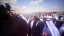 زيارة وزير الدولة الاماراتى سلطان الجابر لقناة السويس الجديدة أبريل 2015