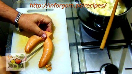Bifes de Frango Recheados com Farinheira