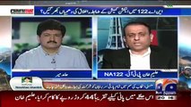 Why  Genral Raheel Sharif's Pictures on PTI Banners and Also on PMLN....Hamid Mir to Aleem Khan