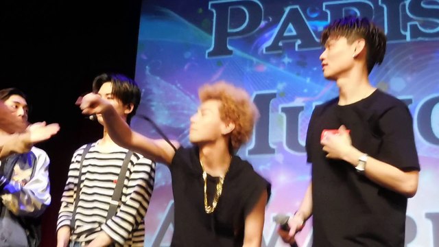 [FANCAM] 150906 TD Paris Music Awards @ Showcase in Paris.