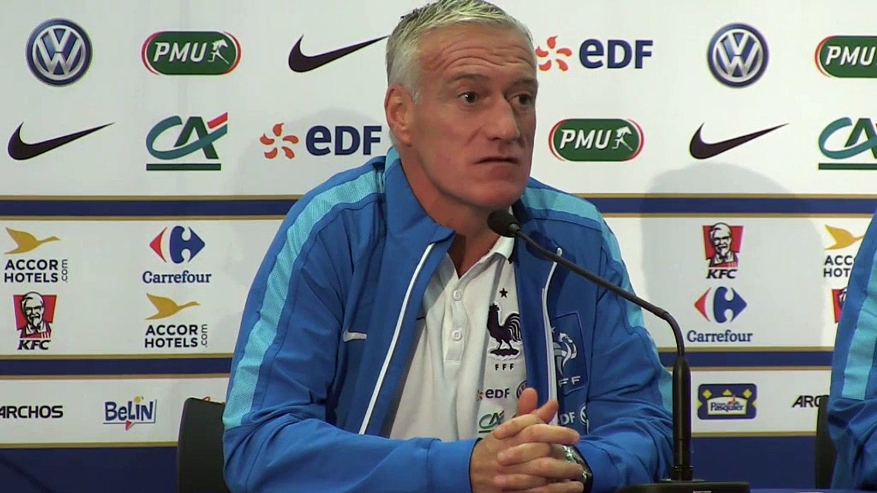 Bleus - Deschamps : ''Si c'est bon pour Manchester, c'est bon pour nous''