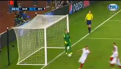 Banega 0-1 Barca-Sevilla