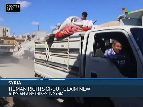 Syria: Russian Airstrikes Hit IS Sites