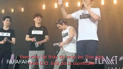 [vietsub] 150621 Ending Ment +màn dội nước Suho EXO'luXion in BKK