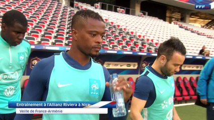 Entraînement de l'Equipe de France à l'Allianz Riviera