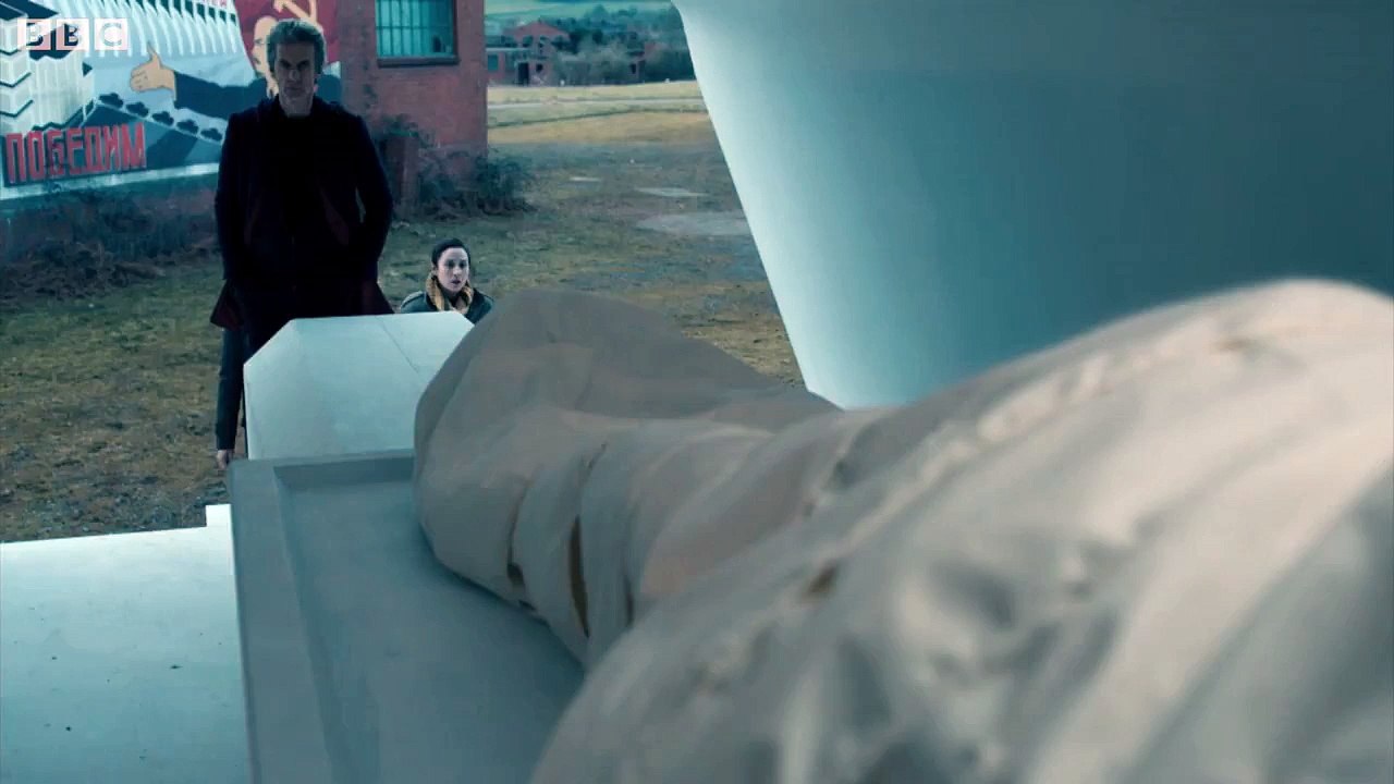 The pilot's hearse - Before the Flood Preview - Doctor Who Series 9 Episode 4 (2015) - BBC