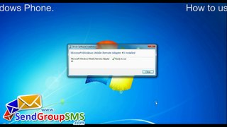 How to send Messages using DRPU Bulk SMS Software via HTC Windows Mobile Phone
