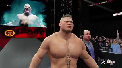 WWE 2K16 - Brock Lesnar's Entrance