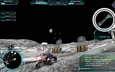 Moonbase Alpha provides a realistic simulation of life on a natural satellite