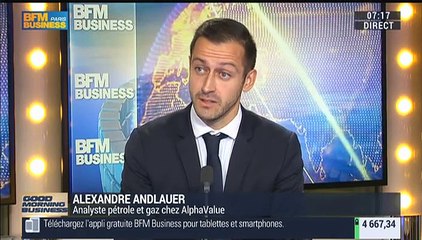 Les cours du pétrole continuent à rebondir: Alexandre Andlauer - 08/10