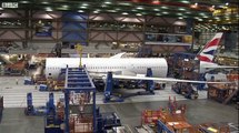 Inilah cara pembuatan pesawat Boeing 787-9 Dreamliner dalam video timelapse
