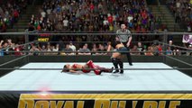 WWE 2K15 aj lee v brie bella
