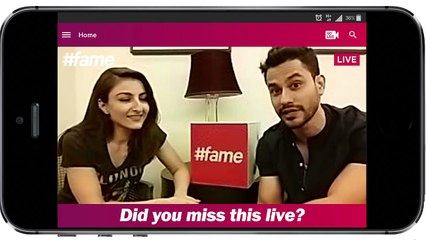 Kunal Khemu & Soha Ali Khan | Ask Me Anything | Live on #fame