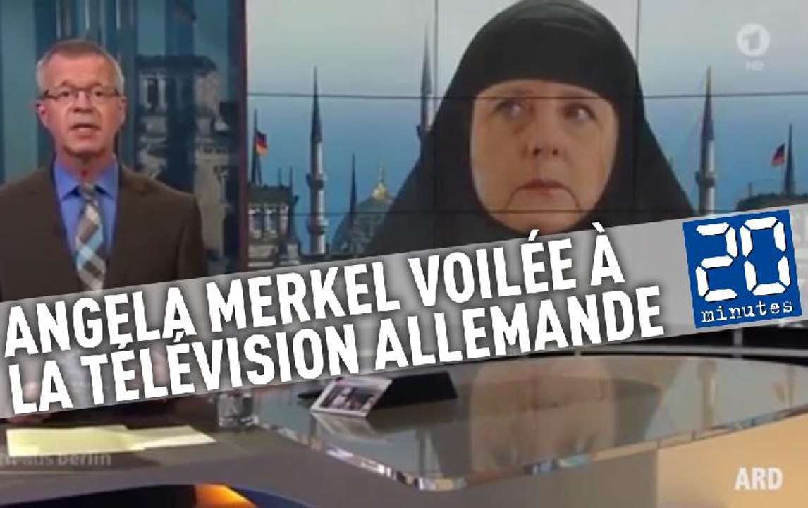 Angela Merkel voilée à la télévision allemande, la chaîne accusée d'islamophobie