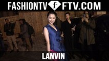 Lanvin Arrivals Spring 2016 Arrivals ft. Adriana Abascal | PFW | FTV.com