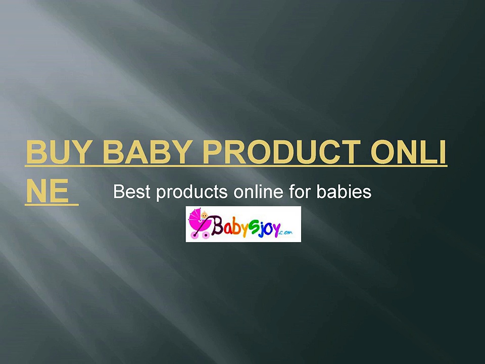 How to buy baby product online