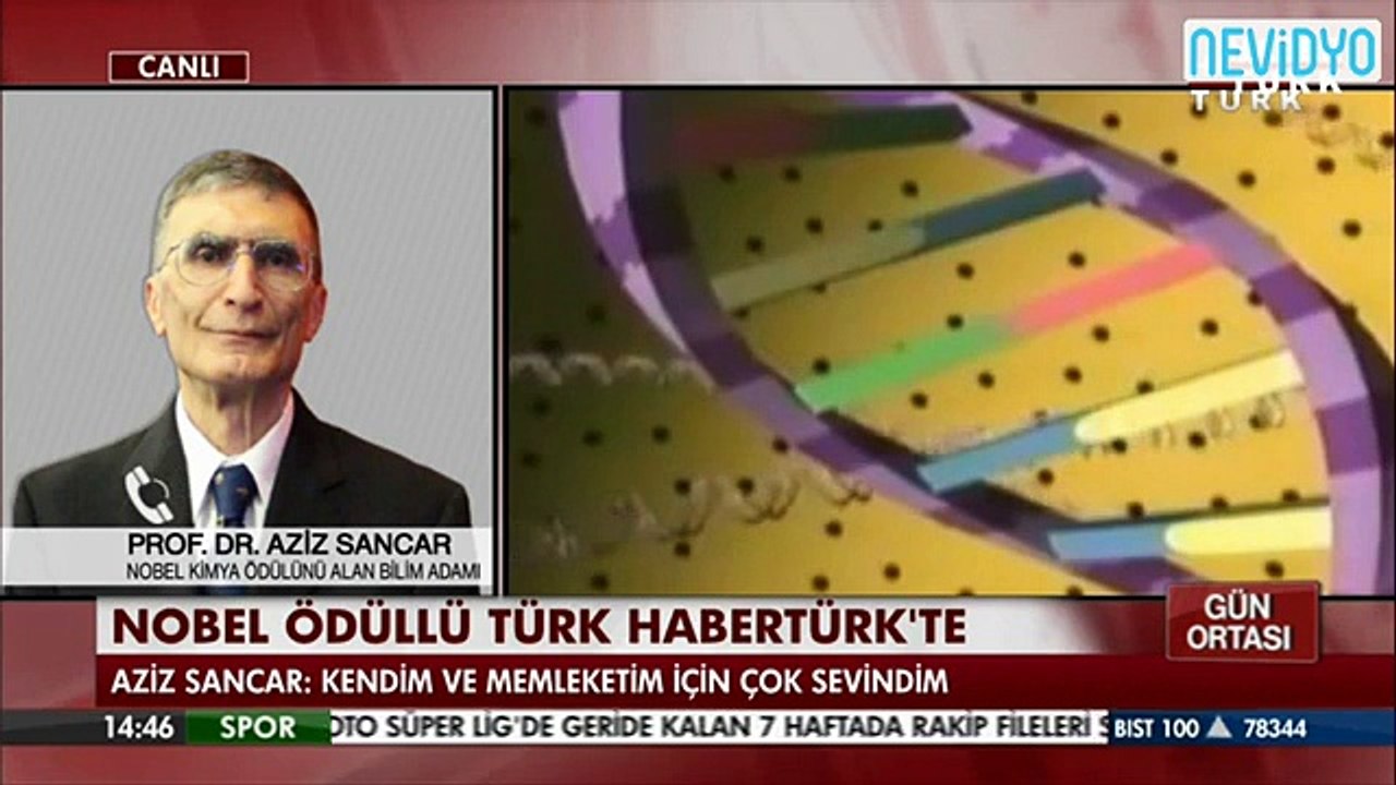 Nobel Ödüllü Aziz Sancar'dan açıklama